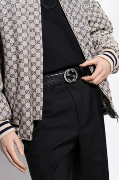 Gucci BLACK Belt with logo