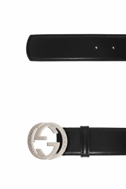 Gucci BLACK Belt with logo