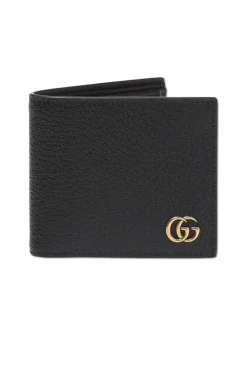 Gucci BLACK Bi-fold leather wallet