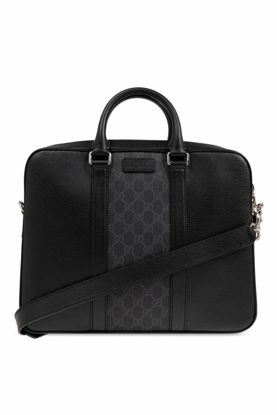 Gucci BLACK Briefcase with Shoulder Strap