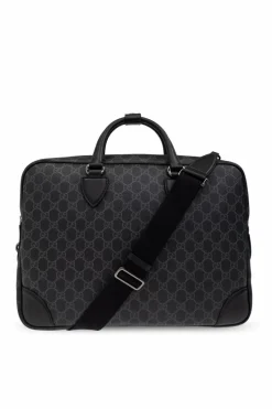 Gucci BLACK Briefcase with Monogram