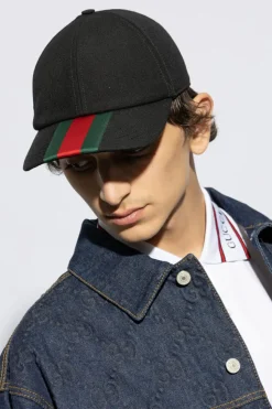 Gucci BLACK Cap with a visor