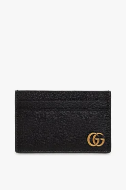 Gucci BLACK Card case with logo