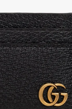 Gucci BLACK Card case with logo