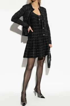 Gucci BLACK Cardigan with Lurex thread