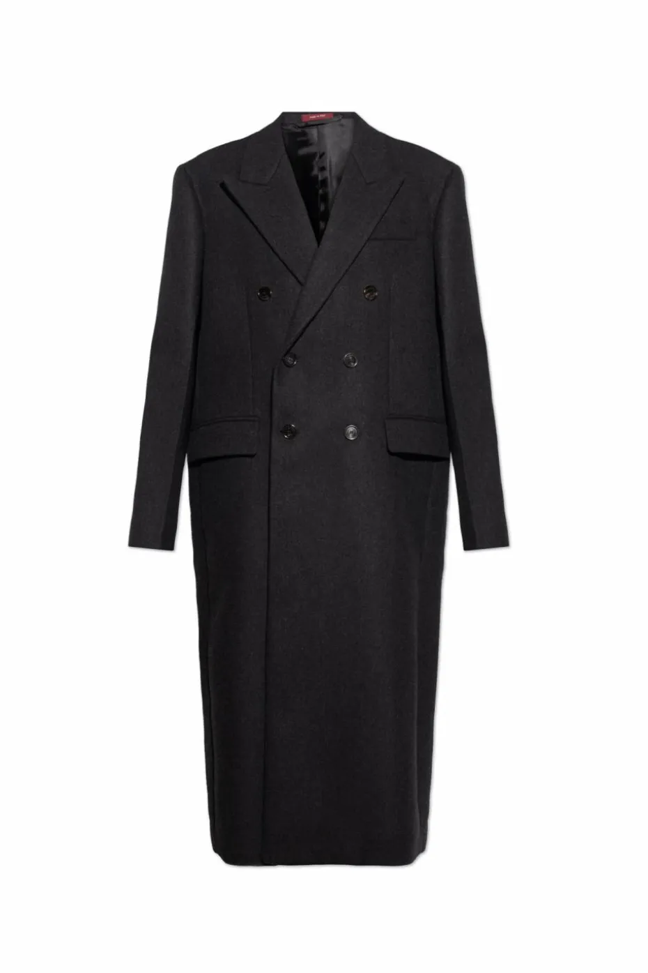 Gucci BLACK Double-breasted wool coat