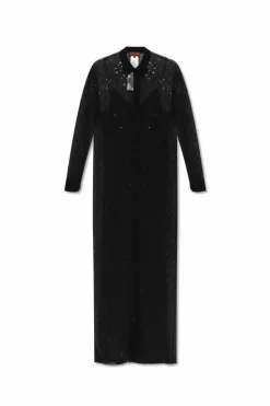 Gucci BLACK Dress with shimmering appliqués