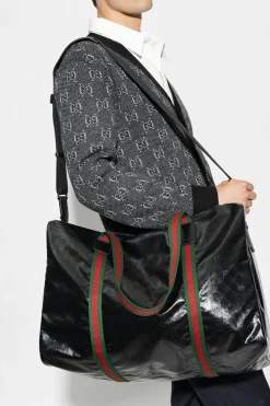 Gucci BLACK ‘Duffle Maxi’ duffel bag