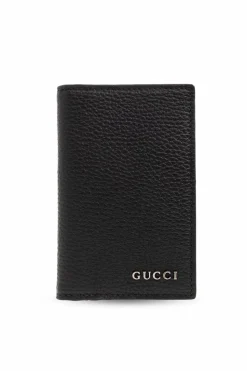 Gucci BLACK Folding card case