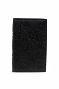 Gucci BLACK Folding card holder