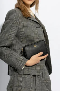Gucci BLACK ‘GG Marmont Mini’ shoulder bag