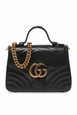 Gucci BLACK ‘GG Marmont’ shoulder bag