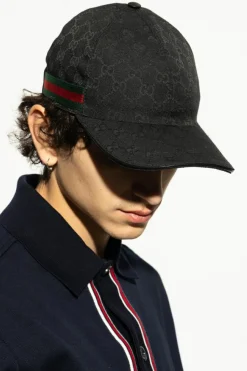 Gucci BLACK 'GG Original' baseball cap