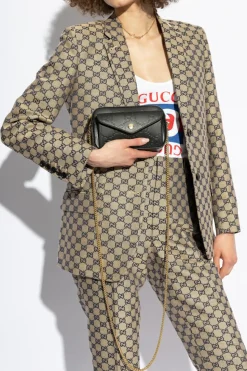 Gucci BLACK ‘GG Super Mini’ Shoulder Bag