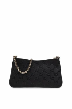 Gucci BLACK Handbag GG Emblem