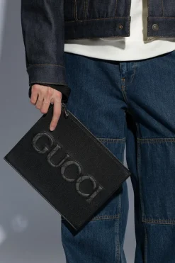 Gucci BLACK Handbag with logo