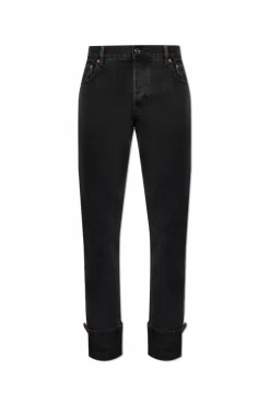 Gucci BLACK Jeans with logo