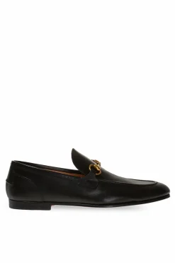 Gucci BLACK 'Jordaan' horsebit loafers