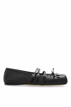 Gucci BLACK Leather ballet flats