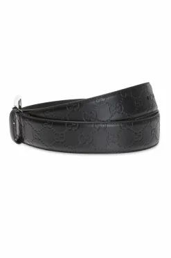 Gucci BLACK Leather belt