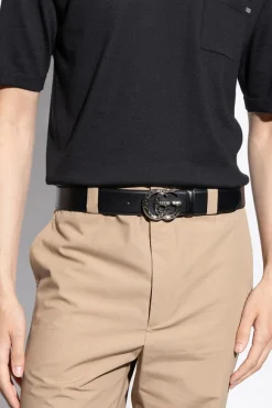 Gucci BLACK Leather belt
