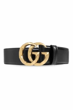 Gucci BLACK Leather belt