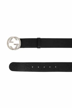 Gucci BLACK Leather belt