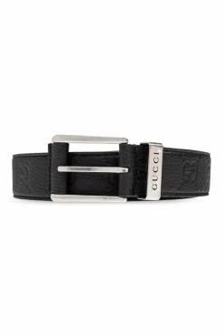 Gucci BLACK Leather belt