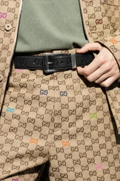 Gucci BLACK Leather belt