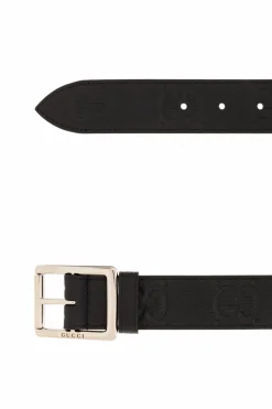 Gucci BLACK Leather belt
