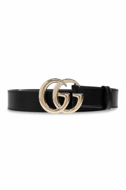 Gucci BLACK Leather belt
