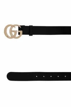 Gucci BLACK Leather belt