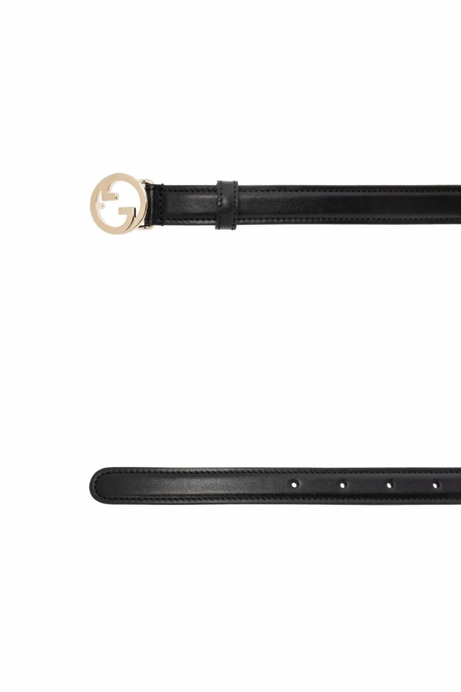 Gucci BLACK Leather belt