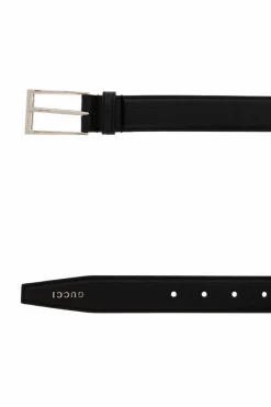 Gucci BLACK Leather belt