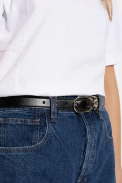 Gucci BLACK Leather belt