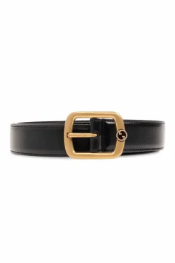 Gucci BLACK Leather belt