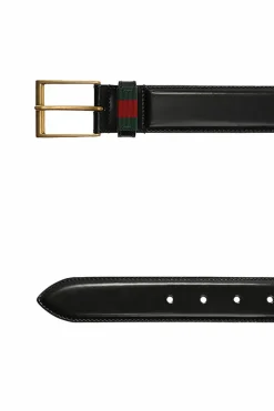 Gucci BLACK Leather belt