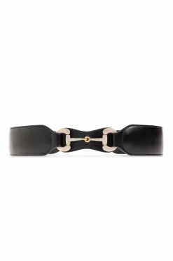 Gucci BLACK Leather belt