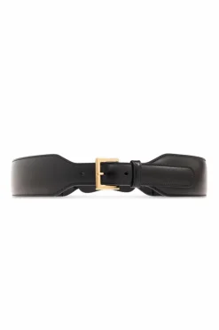 Gucci BLACK Leather belt