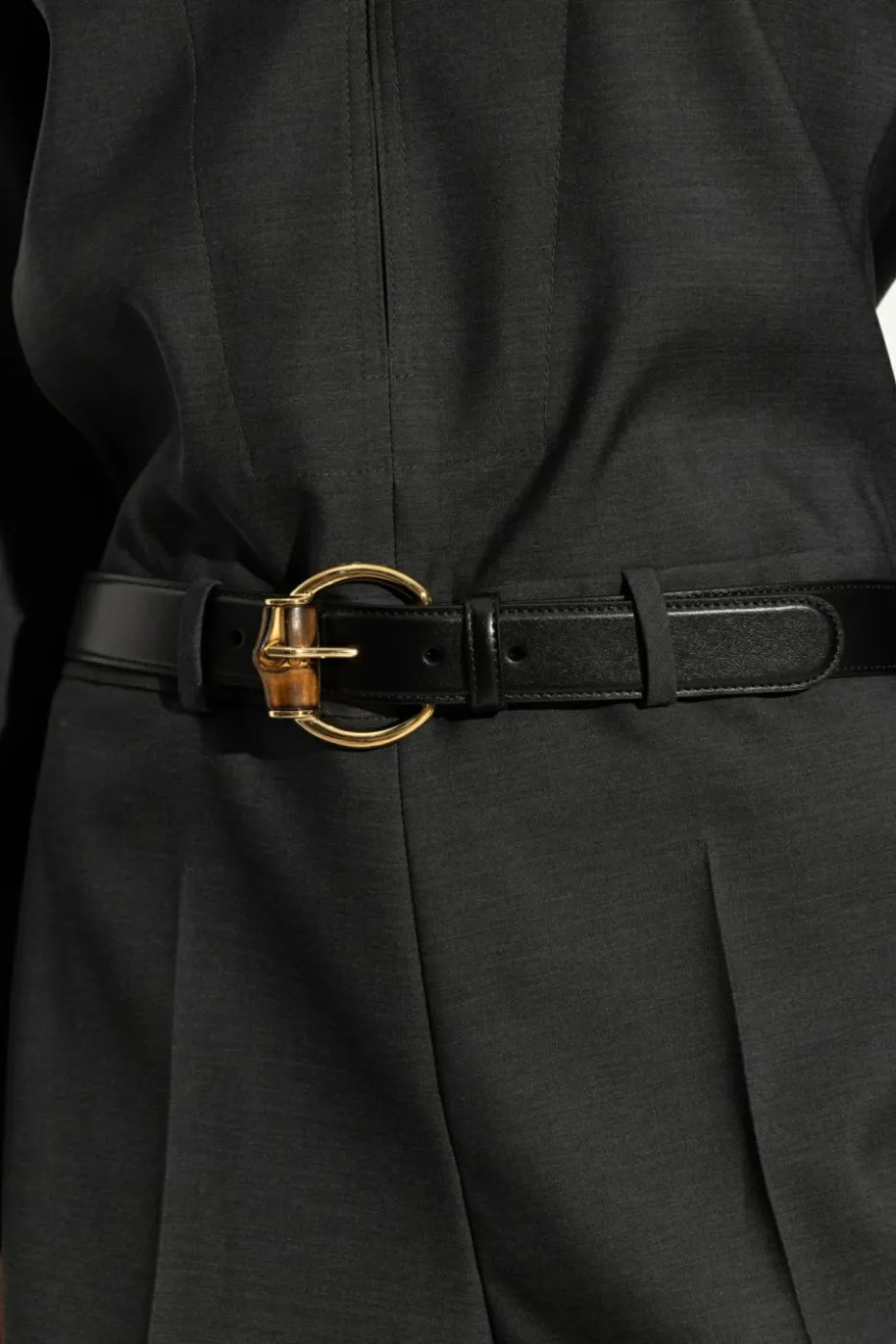 Gucci BLACK Leather belt