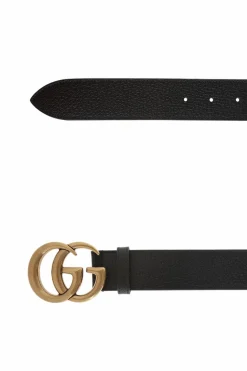 Gucci BLACK Leather belt