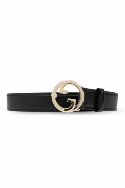 Gucci BLACK Leather belt