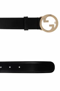 Gucci BLACK Leather belt