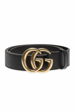 Gucci BLACK Leather belt