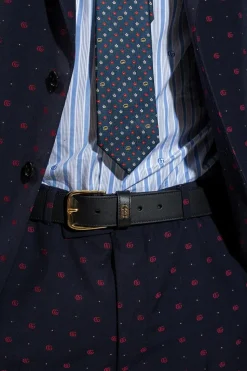 Gucci BLACK Leather belt