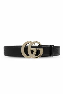 Gucci BLACK Leather belt