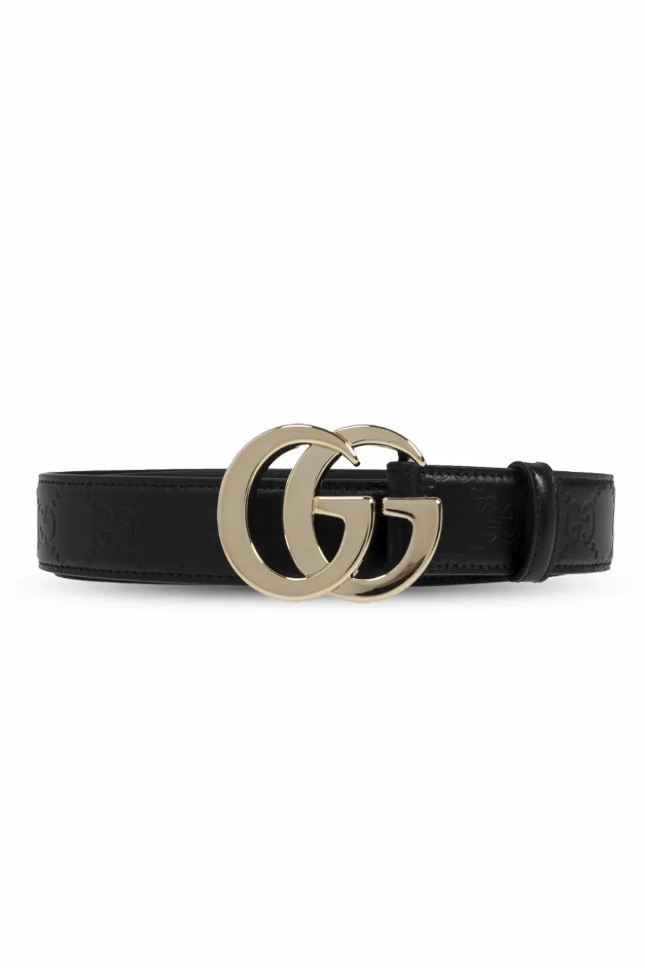 Gucci BLACK Leather belt