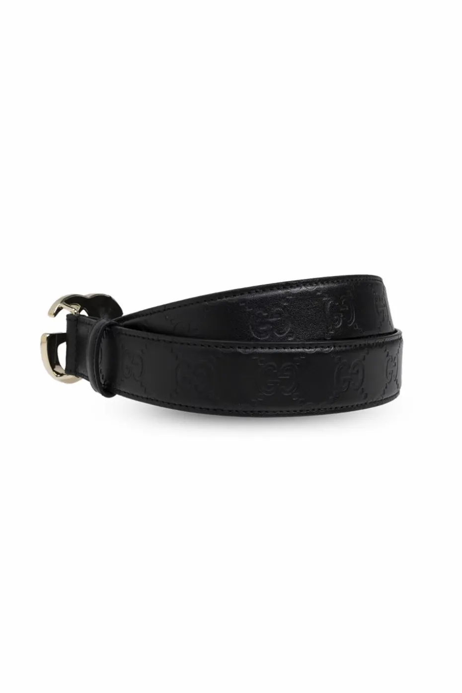 Gucci BLACK Leather belt