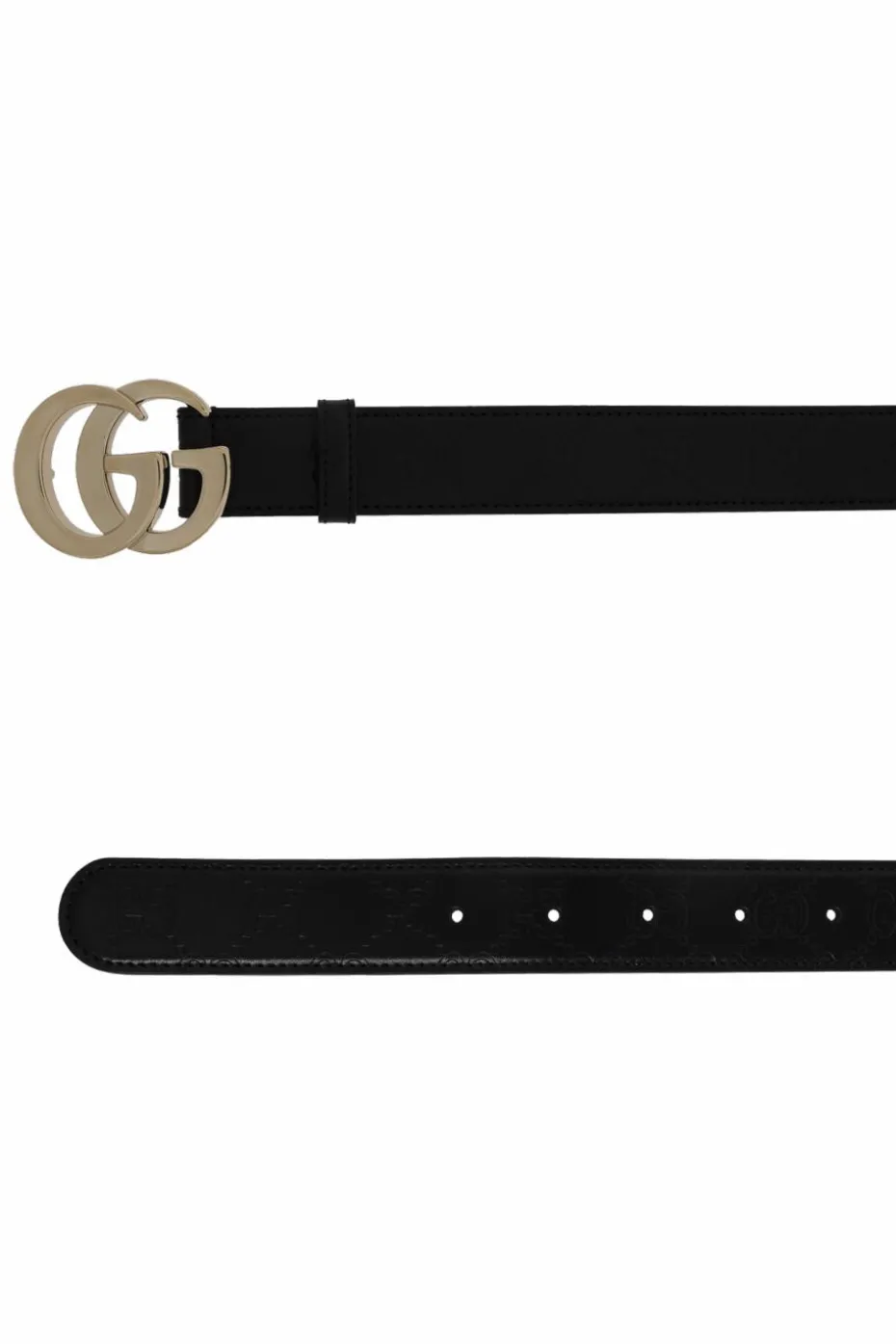 Gucci BLACK Leather belt