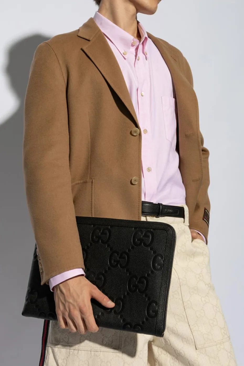 Gucci BLACK Leather briefcase